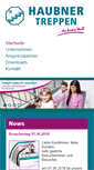 Mobile Screenshot of haubner-treppen.de