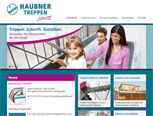 Tablet Screenshot of haubner-treppen.de